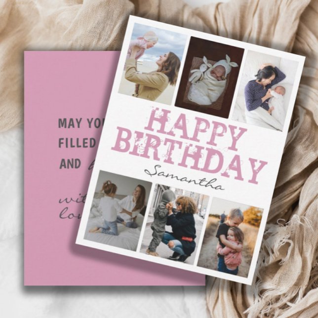 Tarjeta de felicitación de cumpleaños Rosa 6 Colla (Subido por el creador)