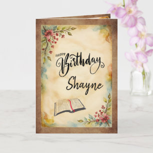 Tarjeta de felicitación de cumpleaños temática cri