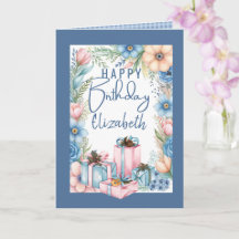 Tarjeta de felicitación de cumpleaños temática cri