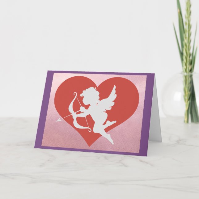 Tarjeta de felicitación de Cupido (Anverso)