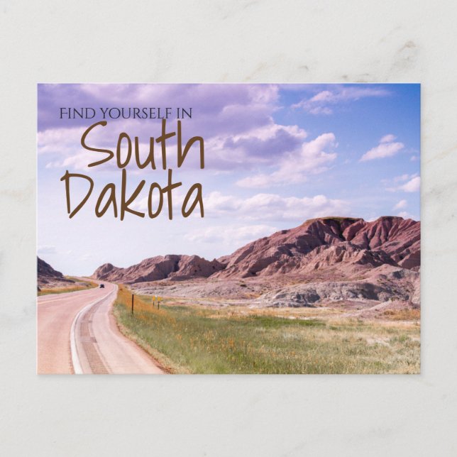 Tarjeta de felicitación de Dakota del Sur (Anverso)