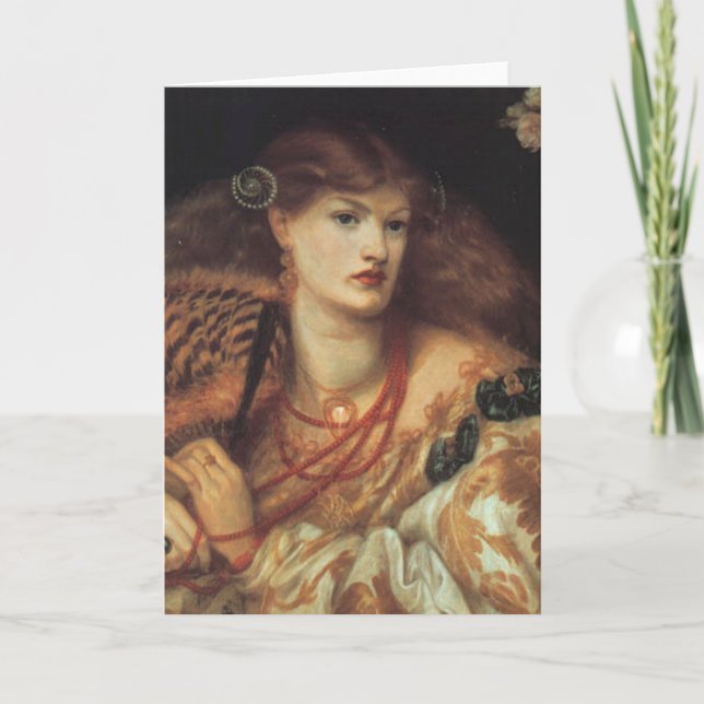 Tarjeta de felicitación de Dante Rossetti Monna (Anverso)