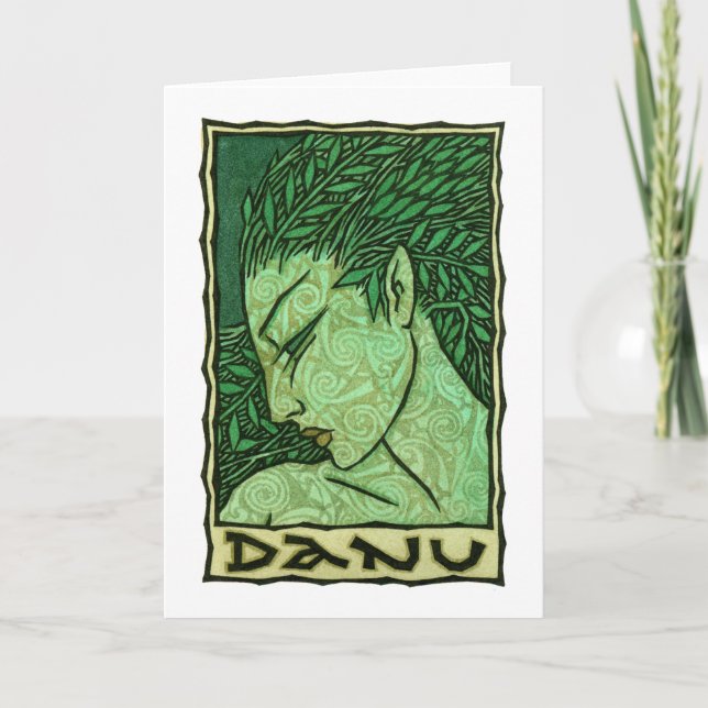 Tarjeta de felicitación de Danu (Anverso)