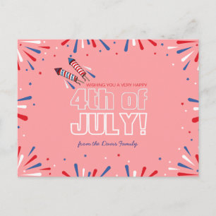 Tarjeta de felicitación de Día de la Independencia