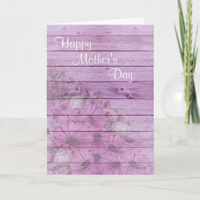 Tarjeta de felicitación de Día de la Madre (Anverso)