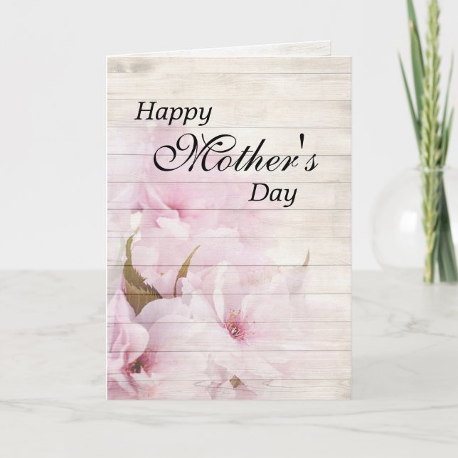 Tarjeta de felicitación de Día de la Madre (Anverso)
