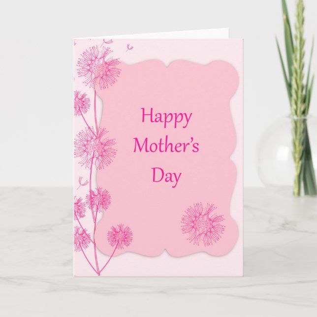 Tarjeta de felicitación de Día de la Madre (Anverso)