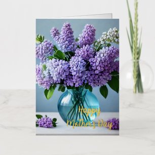 Tarjeta de felicitación de Día de la Madre con pap