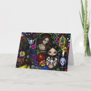 Tarjeta de felicitación de "Dia de los Muertos"