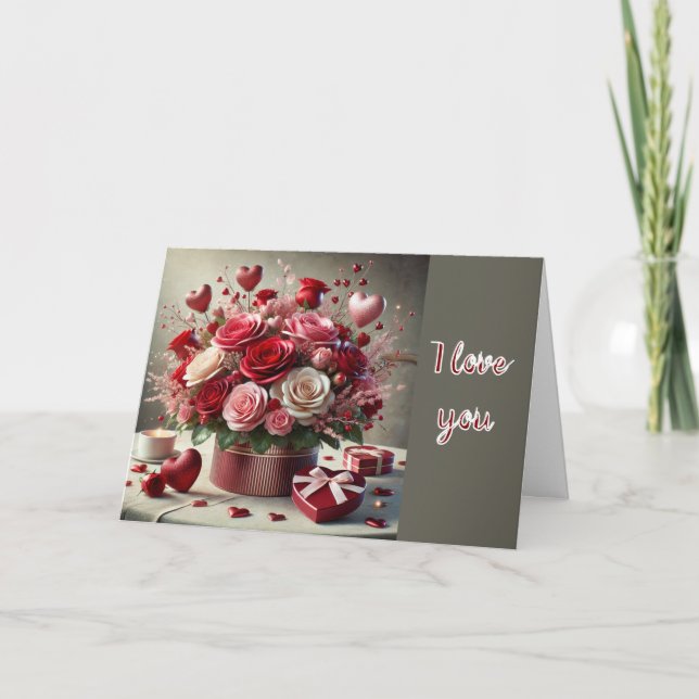 Tarjeta de Felicitación de Día de San Valentín de  (Anverso)