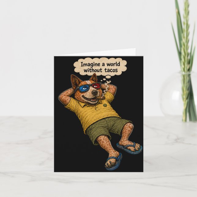 Tarjeta de Felicitación de Dibujos Animados Divert (Anverso)