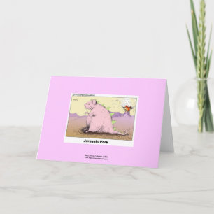 Tarjeta de Felicitación de Dibujos Animados Divert