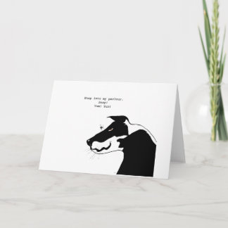 Tarjeta de felicitación de dibujos animados Harry 