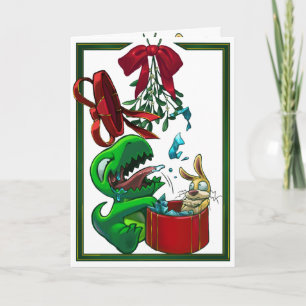 Tarjeta de felicitación de Dinnersaurus: Bebé y