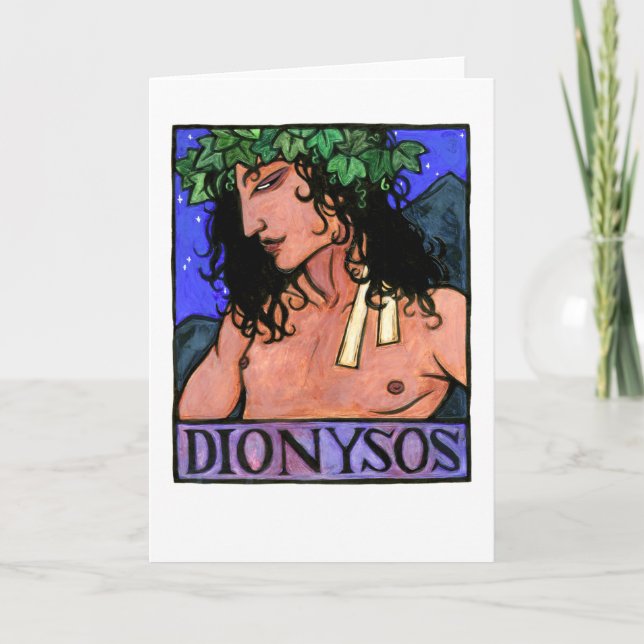 Tarjeta de felicitación de Dionysos (Anverso)