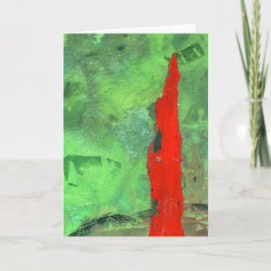 Tarjeta de felicitación de diseño abstracto "Tower