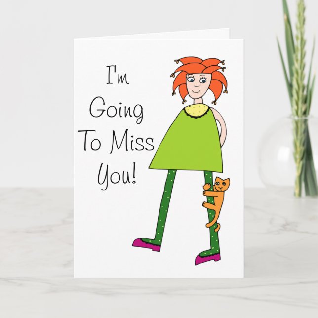 Tarjeta de felicitación de diseño contemporáneo (Anverso)