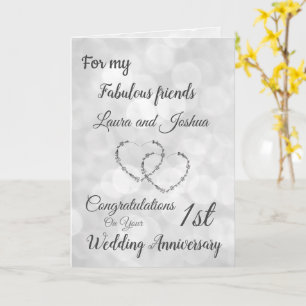 Tarjeta de felicitación de diseño del primer anive