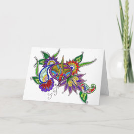 Tarjeta de felicitación de Diya (lámpara)