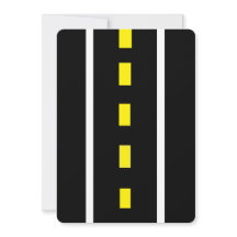 Tarjeta de felicitación de dos vías (negro, blanco