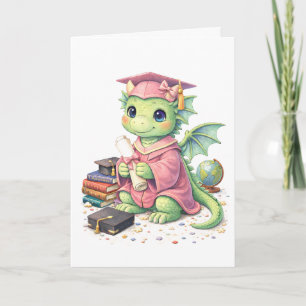 Tarjeta de Felicitación de Dragón de Graduación Ro