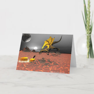 Tarjeta de felicitación de DragonFire