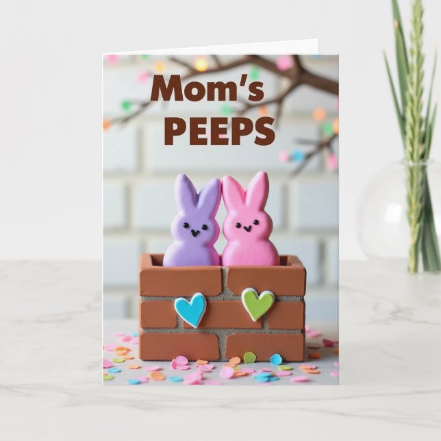 Tarjeta de Felicitación de Dulce Conejo (Anverso)