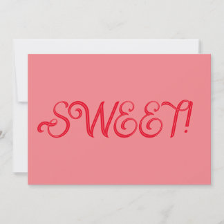 Tarjeta de Felicitación de Dulces Dieciséis