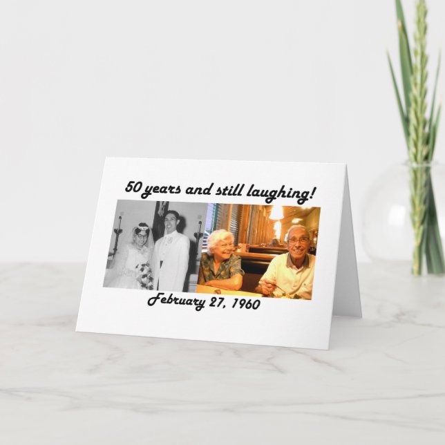 Tarjeta de felicitación de Duran 50.o (Anverso)