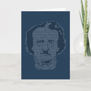 Tarjeta de felicitación de Edgar Allen Poe