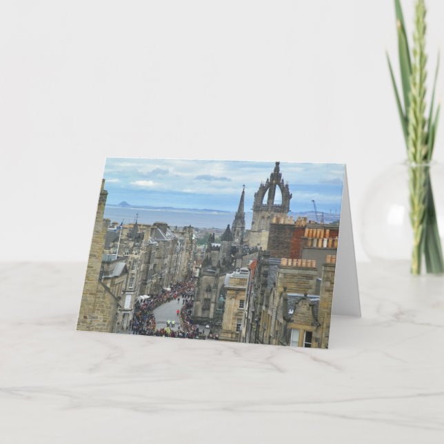 Tarjeta de felicitación de Edimburgo (Anverso)