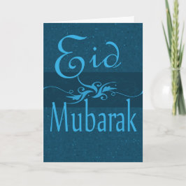 Tarjeta de felicitación de Eid Mubarak
