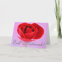 Tarjeta de felicitación de Eid Mubarak
