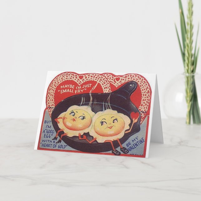 Tarjeta de felicitación de El día de San Valentín  (Anverso)