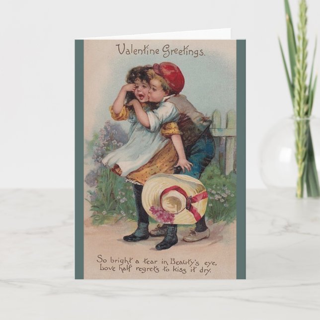 Tarjeta de felicitación de El día de San Valentín  (Anverso)