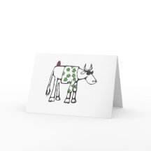 Tarjeta de felicitación de encargo de Bull del
