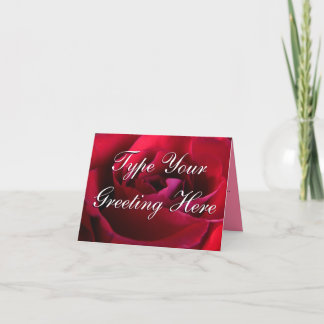 Tarjeta de felicitación de encargo de las flores