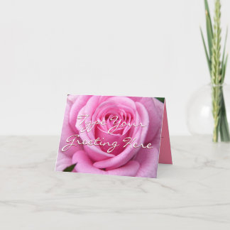 Tarjeta de felicitación de encargo de las flores