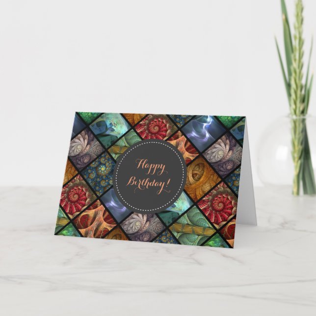 Tarjeta de felicitación de encargo de Polyptych (Anverso)