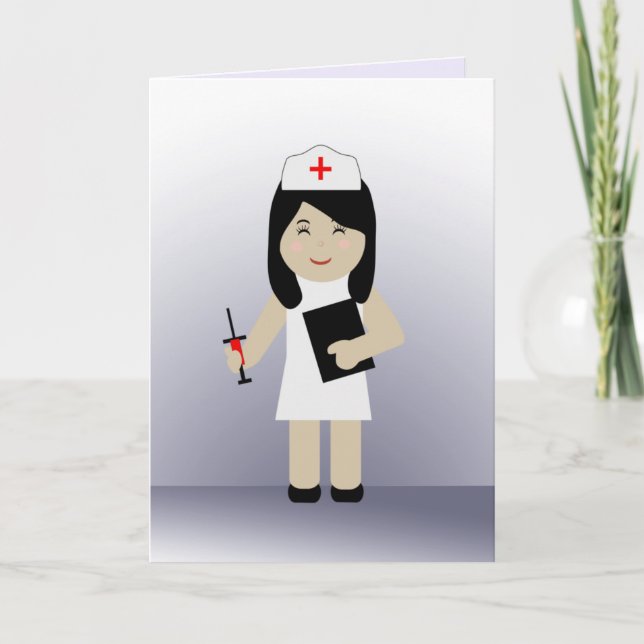 Tarjeta de felicitación de enfermera 2 (Anverso)