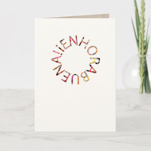 Tarjeta de felicitación de Enhorabuena