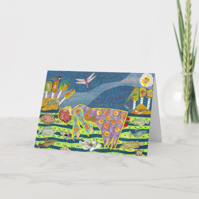 Tarjeta de felicitación de ensueño (Anverso)