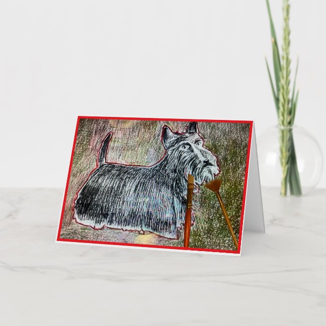 Tarjeta de felicitación de Escocia (Anverso)