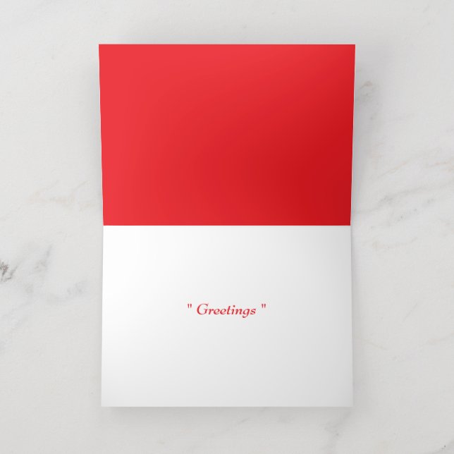 Tarjeta de felicitación de Escocia (Distribución Interior)