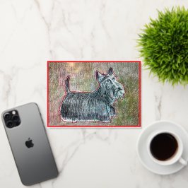 Tarjeta de felicitación de Escocia