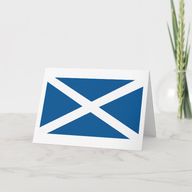 Tarjeta de felicitación de Escocia (Anverso)