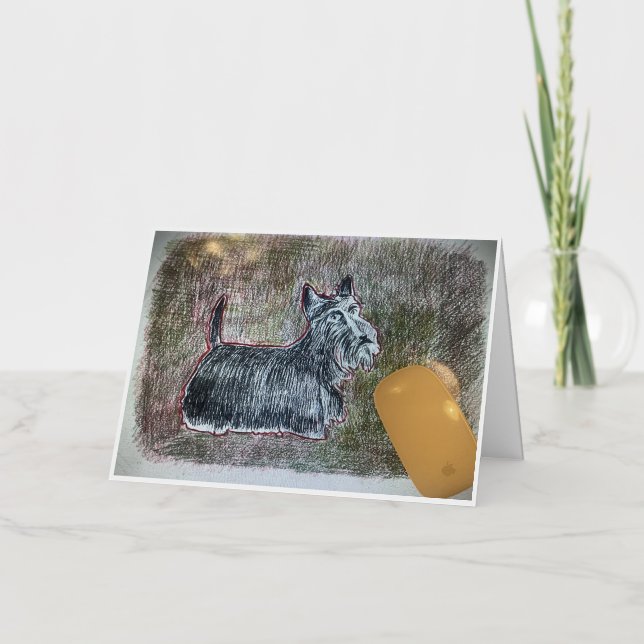 Tarjeta de felicitación de Escocia (Anverso)