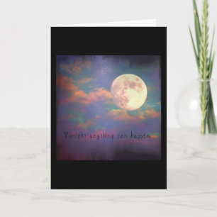 Tarjeta de felicitación de esta noche