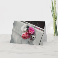 Tarjeta de felicitación de estilo de vida Boda mod