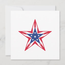 Tarjeta de felicitación de Estrella de la Libertad